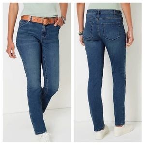 J.Jill Tried & True Straight-Leg Jeans Sz 14